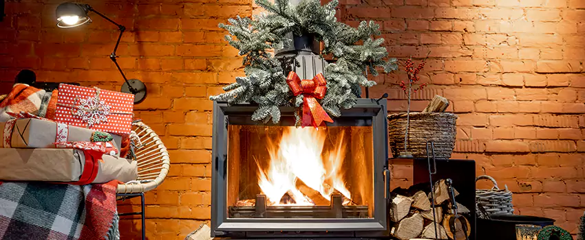 Travis Industries Linear Gas Fireplace Installation in Herriman, Utah