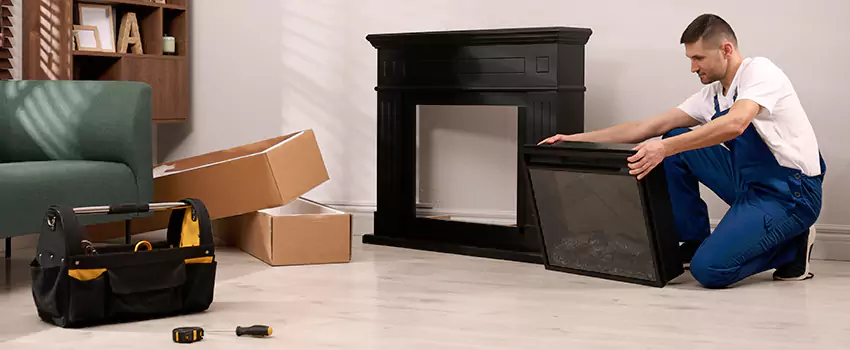 Old Rusted Metal Fireplace Repair And Replacement in Herriman, UT